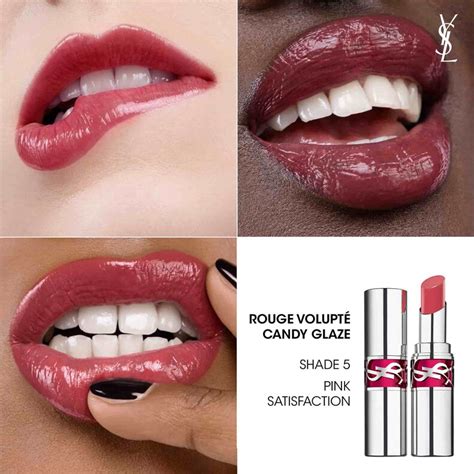 ysl gloss volupte lip gloss 1|YSL candy glaze 05.